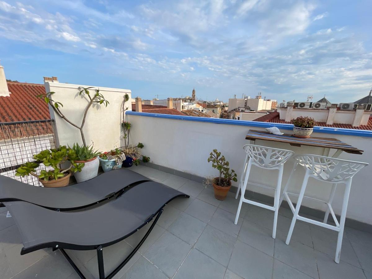 Charming Home With Private Terrace,Heart Of Málaga Buitenkant foto