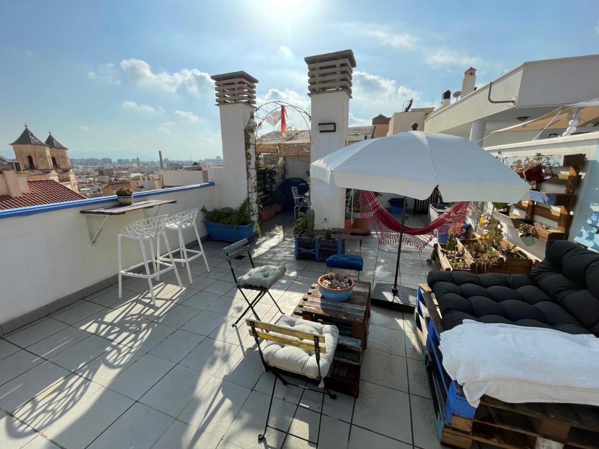Charming Home With Private Terrace,Heart Of Málaga Buitenkant foto